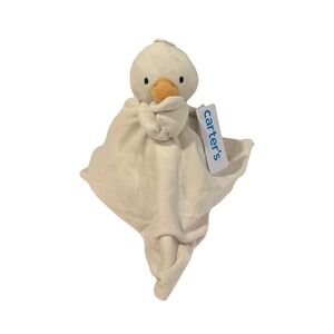 NWT Carters Cuddle Plush Baby Yellow Chick Lovey Plush Chicken Security Blanket